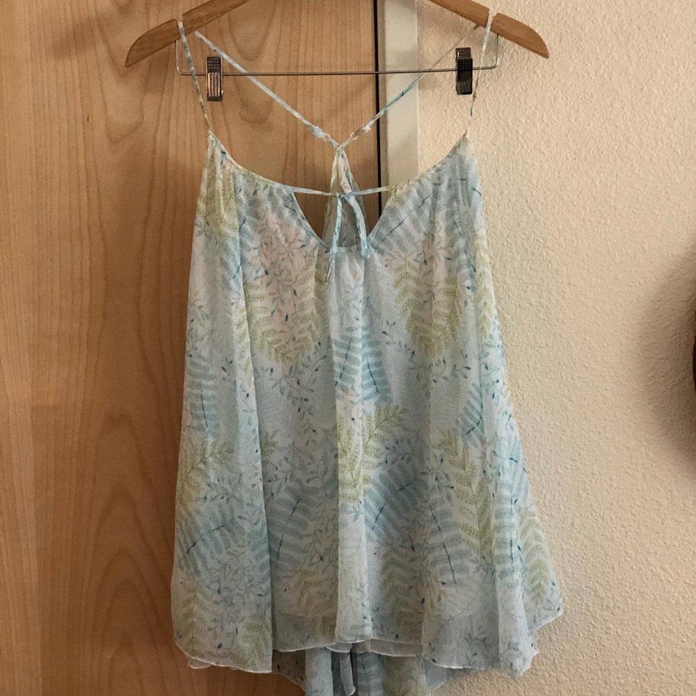 Sleeveless Peasant Blouse